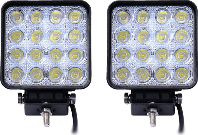 10x 48w Led Luce Faro 12v 24v Lampada Lavoro Faretto Auto Barca Camion Klw Suv Illuminazione Auto Trade Shop italia - Napoli, Commerciovirtuoso.it