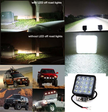 10x 48w Led Luce Faro 12v 24v Lampada Lavoro Faretto Auto Barca Camion Klw Suv Illuminazione Auto Trade Shop italia - Napoli, Commerciovirtuoso.it