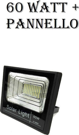 FARO-ENERGIA-SOLARE-LED-CON-PANNELLO-FARETTO-CREPUSCOLARE-+-TELECOMANDO-60-WATT