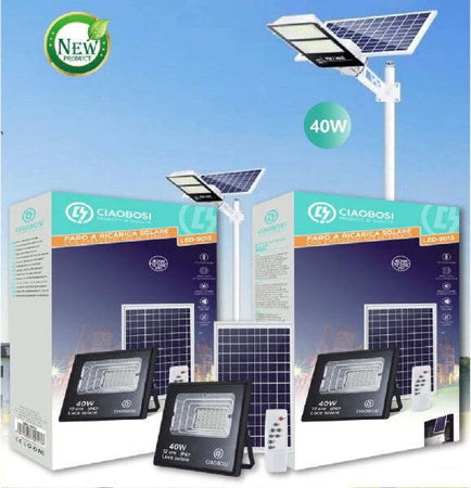 Faro-Faretto-Led-Pannello-Solare-Fotovoltaico-40w-Con-Crepuscolare-Ip67-Led-9013