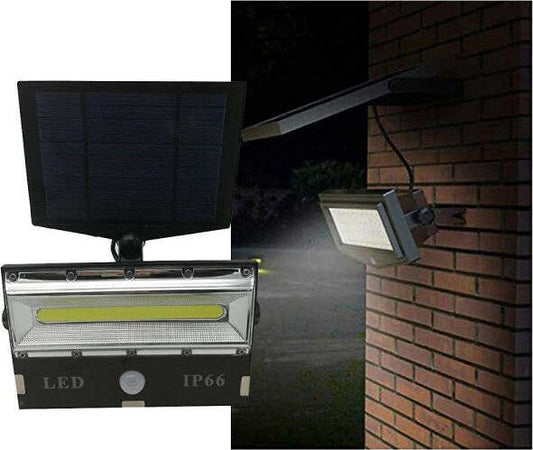 Faro-Faretto-Led-Sensore-Movimento-E-Pannello-Solare-Ricaricabile-Luce-Bianca