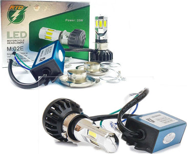FARO LAMPADA LED H4 H6 6 KIT PER MOTO MOTOCICLETTA 35W WATT MOD. M02E 3500 LMN Auto e Moto/Moto accessori e componenti/Illuminazione/Fari/Fari anteriori Trade Shop italia - Napoli, Commerciovirtuoso.it
