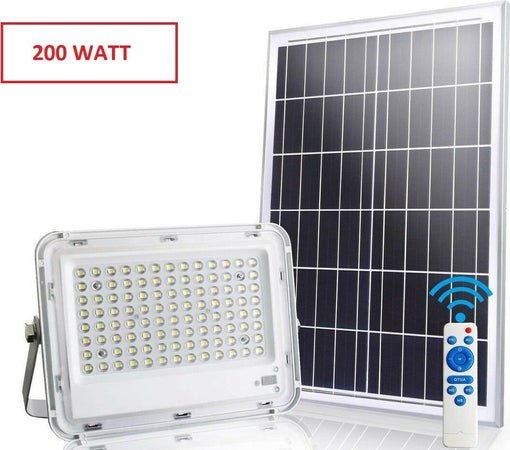 Faro-led-200W-pannello-solare-luce-fredda-bianca-faretto-led-esterno-giardino