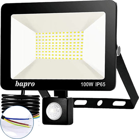 Faro Led Giardino Con Sensore Di Movimento 100w Illuminazione/Illuminazione per esterni/Proiettori Liquidator Italia - Nicosia, Commerciovirtuoso.it