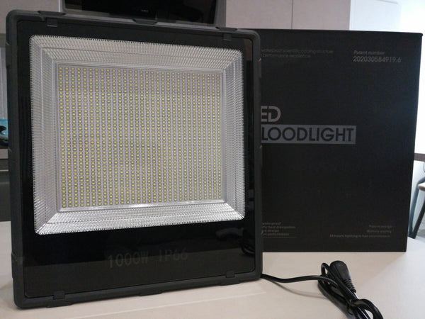 FARO LED SMD 1000W FARETTO Slim LUCE di inondazione IP66 ALTA LUMINOSITA' 90lm/w Illuminazione/Illuminazione per esterni/Proiettori Zencoccostore - Formia, Commerciovirtuoso.it