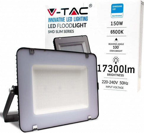 Faro LED SMD Chip Samsung 150W 115LM/W Colore Nero Luce bianca fredda6500K IP65 Illuminazione/Illuminazione per esterni/Proiettori Zencoccostore - Formia, Commerciovirtuoso.it