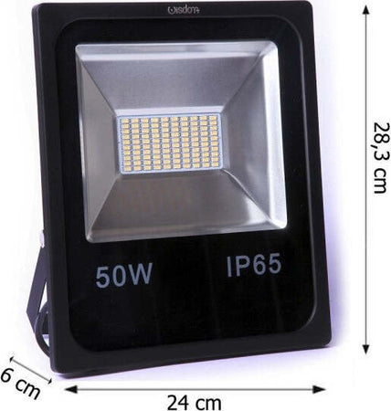 Faro-Professionale-A-Led-5730-Per-Esterno-Ip65-Wisdom-50w-2-Effettivi
