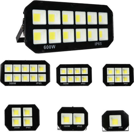 Faro-Proiettore-Led-200w-400w-500w-600w-Per-Esterni-Luci-Di-Sicurezza-Super-Luminose-6500k-Ip65