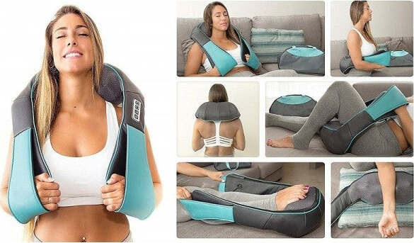 Fascia-Massaggiante-Termico-Neck-Ergonomico-Calore-Shiatsu-Collo-Spalle-Schiena
