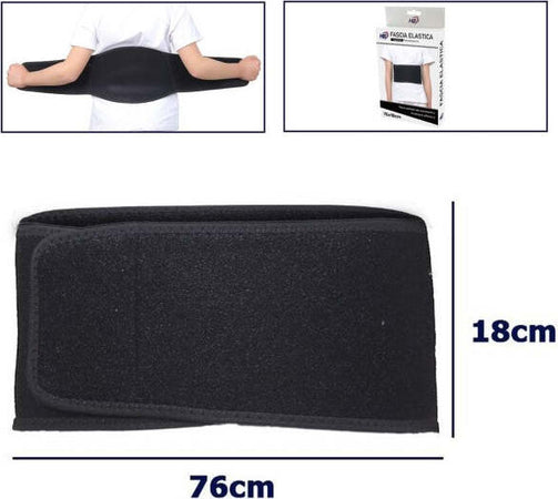 Fascia-Posturale-Schiena-Supporto-Regolabile-Tutore-Per-Bambini-Colore-Nero