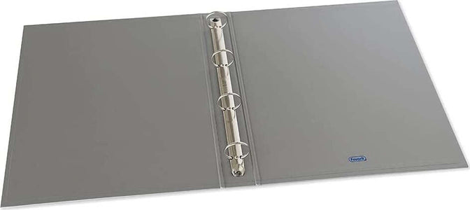 Favorit-Raccoglitore-4-Anelli-Tondi-22-x-30-cm-Grigio-Metallizzato