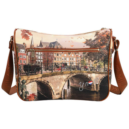 YNot should bag YES370F4 stampa Autumn River Borse YNot
