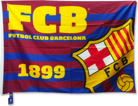Fcb Bandiera Barcellona Calcio 100 X 150cm Ufficiale Con Ologramma Del Club Da Appendere per Stadio Bandiera Futbol Club Barcelona 1899 Sport e tempo libero/Fan Shop/Calcio/Bandiere e gagliardetti Il Distintivo - Pesaro, Commerciovirtuoso.it