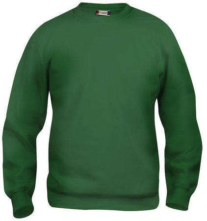 Felpa Clique Basic Verde Scuro Girocollo