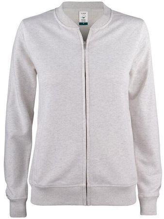 Felpa Clique Cardigan Nature Melange Felpa Donna Con Zip Cotone Organico Ecosostenibile