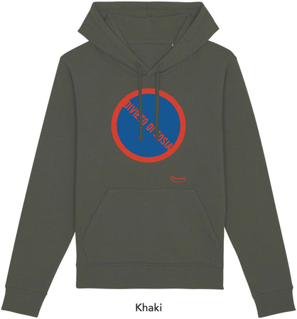 Felpa da Donna con Cappuccio Stampa "Divieto di Sosia" Hoodie DREAMERS Brand