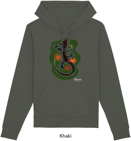 Felpa da Donna con Cappuccio Stampa "Lizard" Hoodie DREAMERS Brand