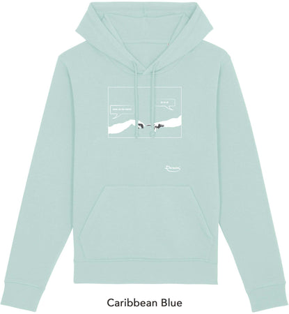 Felpa da Uomo con Cappuccio Stampa "Aldilà" Hoodie DREAMERS Brand