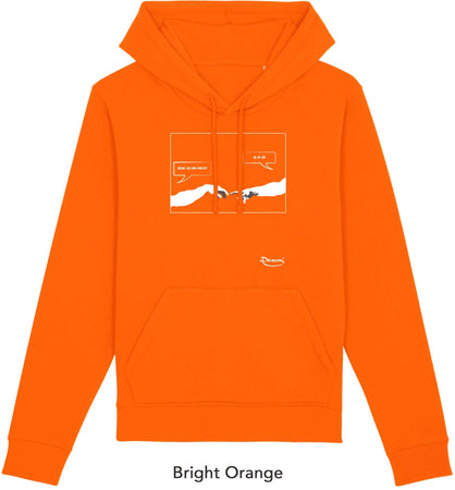 Felpa da Uomo con Cappuccio Stampa "Aldilà" Hoodie DREAMERS Brand