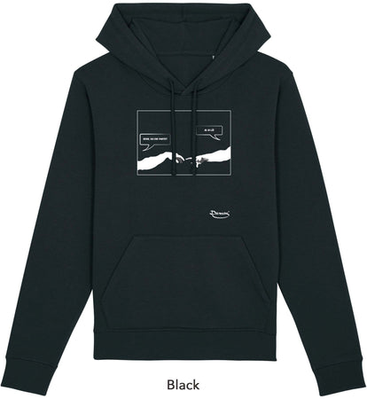 Felpa da Uomo con Cappuccio Stampa "Aldilà" Hoodie DREAMERS Brand