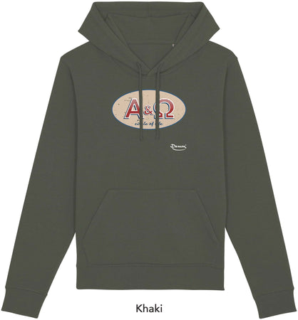 Felpa da Uomo con Cappuccio Stampa "Alfa e Omega" Hoodie DREAMERS Brand