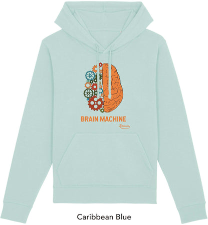 Felpa da Uomo con Cappuccio Stampa "Brain" Hoodie DREAMERS Brand