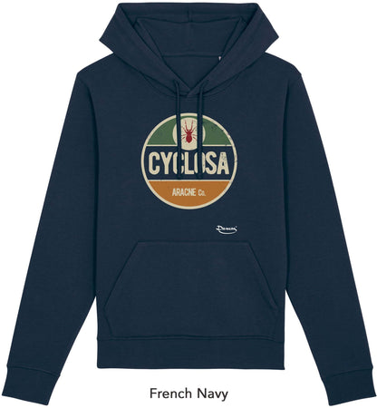 Felpa da Uomo con Cappuccio Stampa "Cyclosa" Hoodie DREAMERS Brand