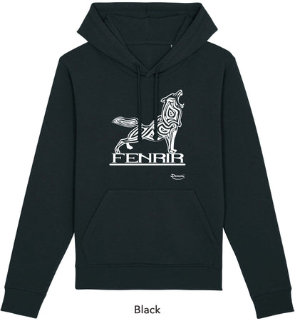 Felpa da Uomo con Cappuccio Stampa "Fenrir" Hoodie DREAMERS Brand