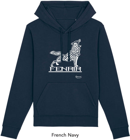 Felpa da Uomo con Cappuccio Stampa "Fenrir" Hoodie DREAMERS Brand