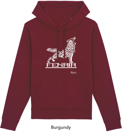 Felpa da Uomo con Cappuccio Stampa "Fenrir" Hoodie DREAMERS Brand