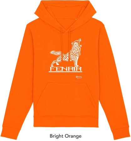 Felpa da Uomo con Cappuccio Stampa "Fenrir" Hoodie DREAMERS Brand