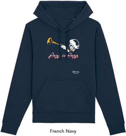 Felpa da Uomo con Cappuccio Stampa "Jazz" Hoodie DREAMERS Brand