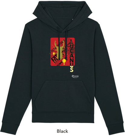 Felpa da Uomo con Cappuccio Stampa "Lucanus" Hoodie DREAMERS Brand