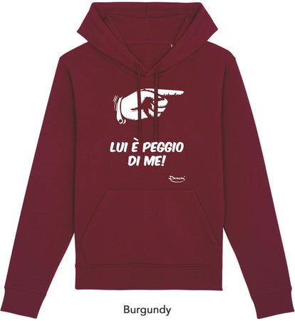 Felpa da Uomo con Cappuccio Stampa "Lui" Hoodie DREAMERS Brand