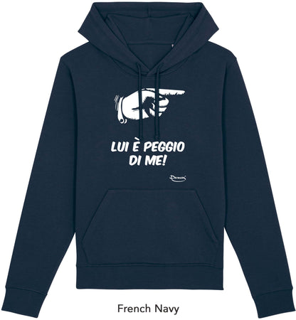 Felpa da Uomo con Cappuccio Stampa "Lui" Hoodie DREAMERS Brand