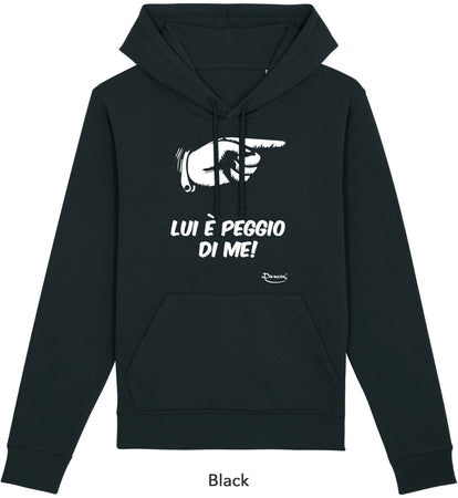 Felpa da Uomo con Cappuccio Stampa "Lui" Hoodie DREAMERS Brand
