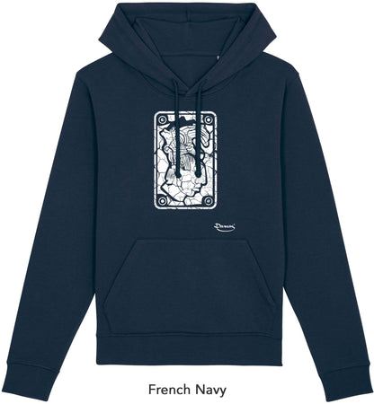 Felpa da Uomo con Cappuccio Stampa "Mayan 2" Hoodie DREAMERS Brand