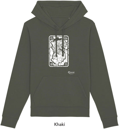 Felpa da Uomo con Cappuccio Stampa "Mayan 2" Hoodie DREAMERS Brand