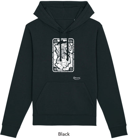 Felpa da Uomo con Cappuccio Stampa "Mayan 2" Hoodie DREAMERS Brand