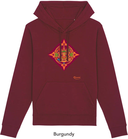 Felpa da Uomo con Cappuccio Stampa "Mayan" Hoodie DREAMERS Brand