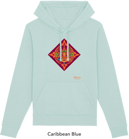 Felpa da Uomo con Cappuccio Stampa "Mayan" Hoodie DREAMERS Brand