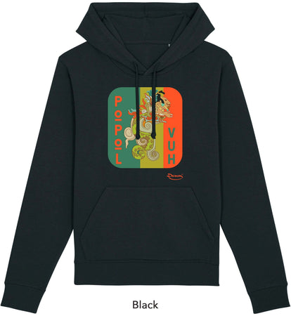 Felpa da Uomo con Cappuccio Stampa "Popol Vuh" Hoodie DREAMERS Brand