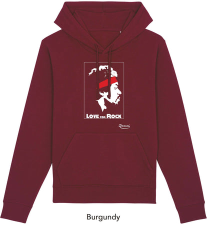 Felpa da Uomo con Cappuccio Stampa "Rock" Hoodie DREAMERS Brand