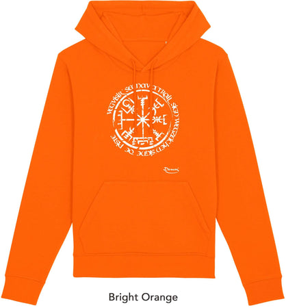Felpa da Uomo con Cappuccio Stampa "Vegvisir" Hoodie DREAMERS Brand