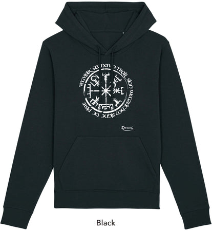 Felpa da Uomo con Cappuccio Stampa "Vegvisir" Hoodie DREAMERS Brand