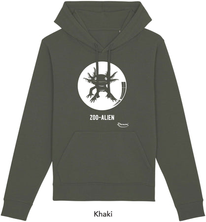 Felpa da Uomo con Cappuccio Stampa "Zoo-Alien" Hoodie DREAMERS Brand