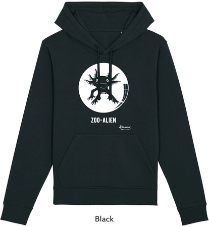 Felpa da Uomo con Cappuccio Stampa "Zoo-Alien" Hoodie DREAMERS Brand