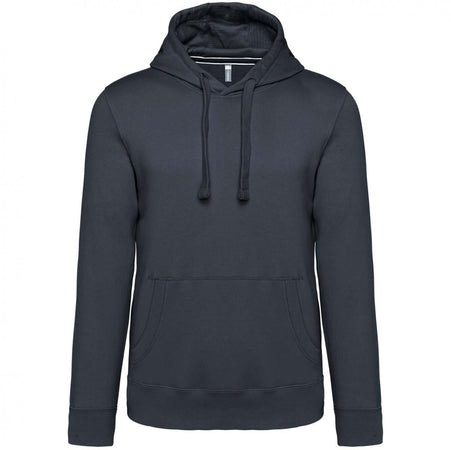 Felpa Premium Antracite Felpa Unisex con Cappuccio Tascone Marsupio