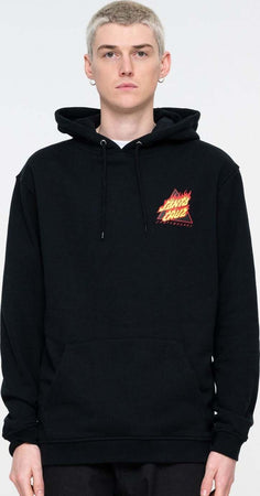 Felpa Uomo Con Cappuccio Santa Cruz Flamed Not a Dot Hood Felpa Nera Con Stampa Moda/Uomo/Abbigliamento/Felpe/Felpe con cappuccio Snotshop - Roma, Commerciovirtuoso.it