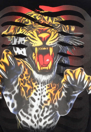 PROPAGANDA Felpa Cappuccio Corta Donna W Women Ribs Assault Croptop Hoodie Black da donna